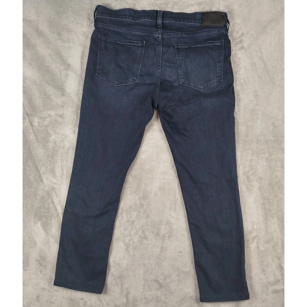 Paige Mens Lennox Jeans Stretch Dark Wash Denim‎ Mens 34x28 Slim Fit EUC - Picture 2 of 12